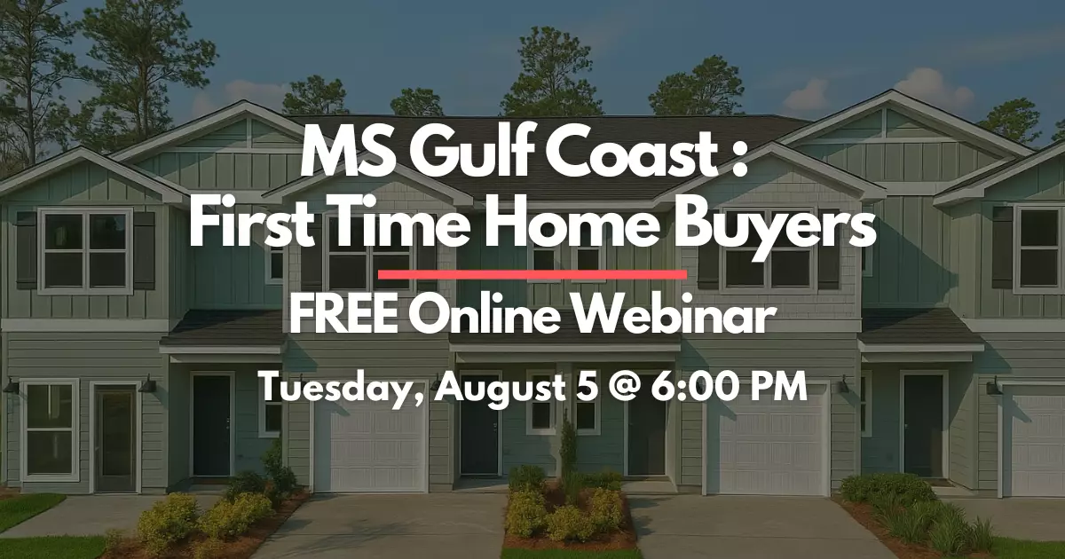 Aug 5, 2025: First Time Home Buyer's Webinar - Avoid these Top 5 HUGE Mistakes that could cost you $1,000's!